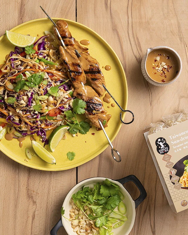 Chicken Satay Noodle Salad
