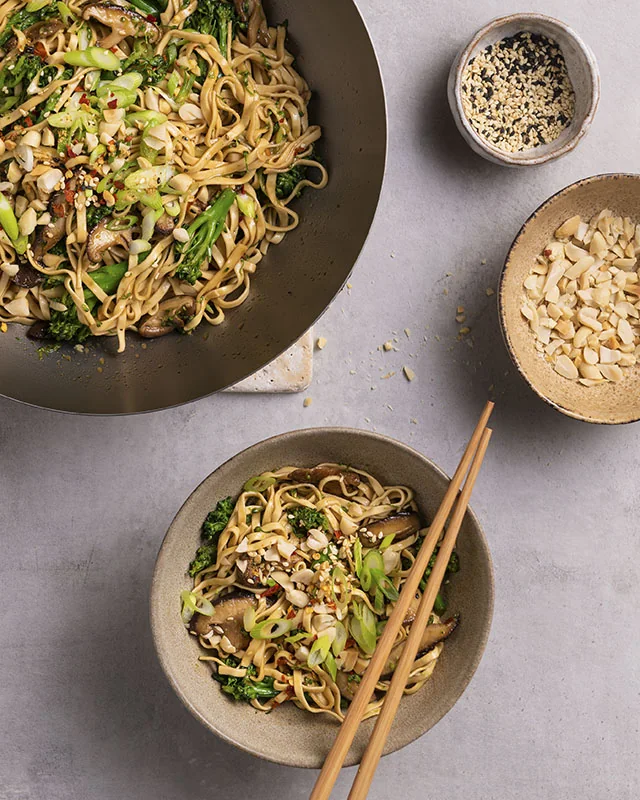 Mushroom and Broccoli Stir Fry